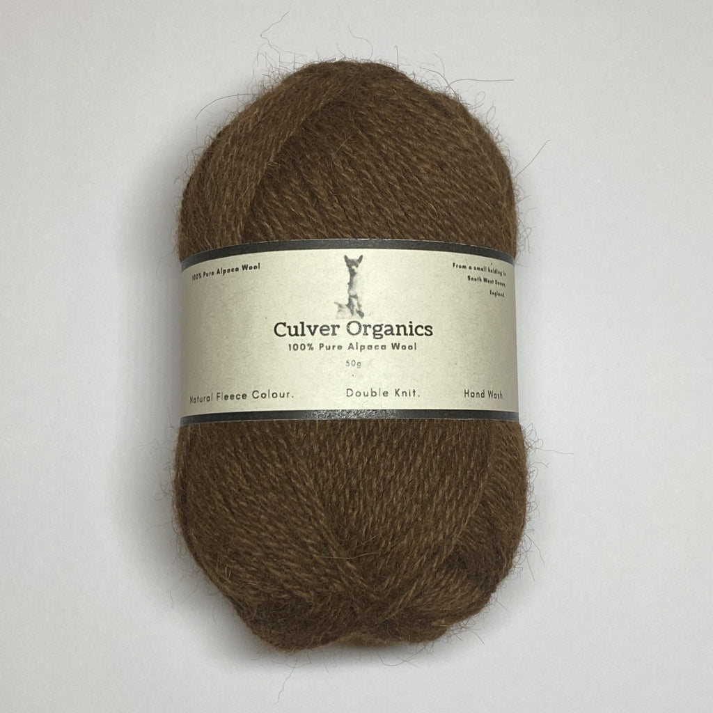 Culver Organics 100% Pure Alpaca Wool 50g Double Knit - Original Craft Market