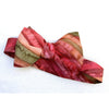 Silk Bow Tie in Autumn Red and Olive - Original Craft Market