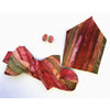 Silk Bow Tie, Cufflinks and Hankie Set in Autumn Red and Olive - Original Craft Market