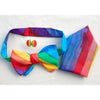 Silk Bow Tie, Cufflinks and Hankie Set in Rainbow - Original Craft Market