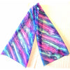 Short Length Silk Scarf in Turquoise and Pink - Original Craft Market